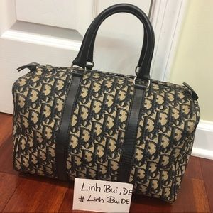 Authentic Dior Boston Bag